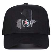 1pc Men's Trucker Hat With Texas State Map Embroidery, Baseball Cap, Street Fashion 5-Panel Hat, Outdoor Sun Protection, Casual Hat For Spring And Autumn Travel, Beach Vacation - Multicolor - View 5