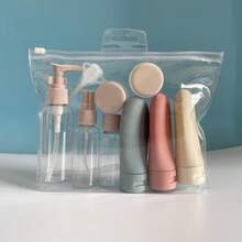 11pcs/Set Travel Dispenser Bottles, Leak-Proof Squeezable, Suitable For Shampoo, Body Lotion, Shower Gel, Travel Essentials - Multicolor - View 1