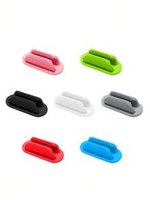 1/5pcs Adhesive Pencil Holders For Desk Pen Holder,Flexible Pencil Clip Flexible Pencil Holder For Walls Clipboards Desk Multifunctional And ReusableOffice Essentials Accessories Teacher Supplies - Multicolor - View 6