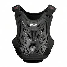 1 Pc Motorcycle Armor Vest Black Motorbike Vest Motocross Kneepads Elbowpads Riding Protective Motorcycle Chest Back Protection Motocross Armor Racing Vest Motorcycle Accessories Riding Essentials For Women Men Rider Gift - A - View 7