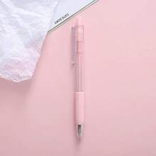 Morandi Color Cute Fresh Retractable Office Neutral Pens Black 0.5mm Student Stationery Prize Gift Wholesale - Cherry Blossom Pink Gel Pen - View 10