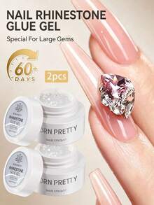 BORN PRETTY 5ml Extra Thick Rhinestone Gel, High Transparency Non-Yellowing UV LED Gel, Suitable For Rhinestone Adhesion DIY Nail Art Supplies - 5ml - View 10