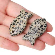 1pc 20*38mm Natural Fish Shape Charms Pendants Pink Quarzt Crystal Stone Beads For DIY Keychain Ornament Jewelry Making Necklaces Crafts - Fish Pendant - View 3
