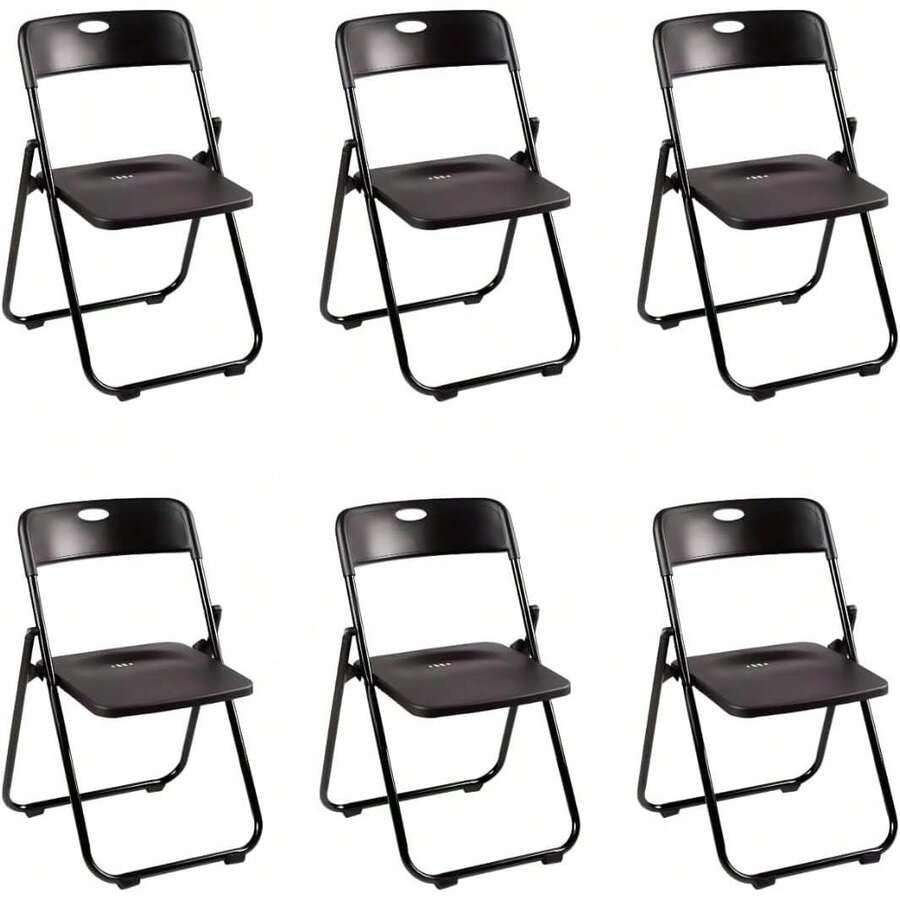 Folding Chairs - Black - View 1