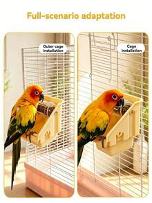 Parrot Automatic Feeder Roller Puzzle Feeding Toy, Anti-Spill Anti-Splash, Rodent Pet Puzzle Foraging Device - Multicolor - View 4