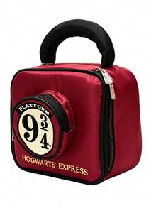 Harry Potter Girl's Makeup Bag Platform Storage Bag Retro Preppy Handbag Cosmetic For Back-To-School , Halloween Christmas Collectibles Gifts - Multicolor - View 9
