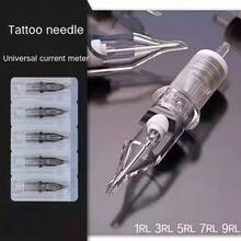 20 件混合尺寸圆形一次性纹身针 - 1rl、3rl、5rl、7rl、9rl、3rs、5rs、7rs、5m1、7m1、纹身用品、纹身套装 - 彩色 - 查看 7