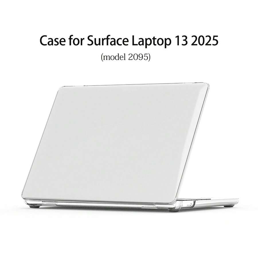 1 Crystal Clear Laptop Case For Laptop Case For Laptop 13 Inch 2025 Heat Dissipation Protective Shell For Surface Laptop 13 2025 Model 2095 Matte Case