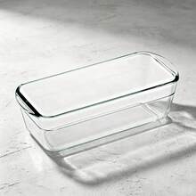 Rectangular Glass Loaf Tin, Heat‑Resistant Bakeware For Bread, Cakes And Oven‑Baked Food Preparations - View 1