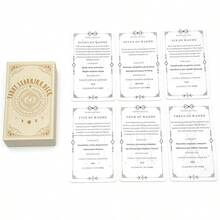 Tarot Learning Deck Tarot Fortune Telling Game Card Party Party Game - White - View 2