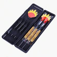 WIN.MAX Set Hadiah Anak Panah Pengaman Ujung Lunak, Kotak Hadiah Anak Panah Tembaga Ujung Plastik untuk Latihan Kompetisi Profesional, Cocok untuk Papan Dart Elektronik dan Papan Dart Plastik - Kuning - View 3