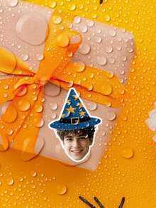 1/28/54pcs Customizable Halloween Shaped Waterproof Oil-Proof PVC Stickers, Perfect For Home Decor, Gift Box Sealing, Window Display, Store Decoration, Suitable For Friends, Family, Colleagues, Party Planners, Applicable For Halloween Party, Costume Party, Family Holiday Gathering, Store Theme Event, - Multicolor 1 - View 6