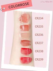 COLORROSE 3.3g Girls Dream Series Mirror Liquid Lipstick, Moisturizing & Repairing, Soft & Smooth, Anti-Smudge & Long-Lasting, Reduces Cup Rim Stains, Quick-Drying Formula, Color-Locking Without Peeling Or Cracking - CR236 - View 9