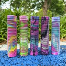 High-Quality Mountain Bike Handlebar Grips 13.5CM Mixed Color Rubber Vertical Striped Non-Slip Wear-Resistant Shock-Absorbing Handlebar Covers Cycling Accessories Balance Bike Handlebar - Multicolor - View 3