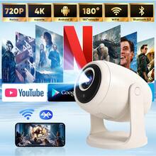 Projetor Portátil AOC com Lente Selada, Full HD 720P LED, Android Integrado, Wi-Fi e Bluetooth – Compatível com 4K, Ideal para Cinema em Casa e Entretenimento - Branco - Visão 8