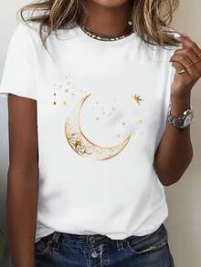 Women T-Shirts - Black - View 4