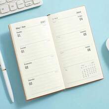 Pocket Design A6 Planner Notebook, Portable & Lightweight, Premium Thick Paper, 2027 Calendar, Smooth Writing Surface - Multicolor - View 3