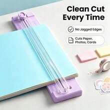 Multifunctional A3 Dual-Direction Paper Cutter, Portable Manual Paper Cutter With Ruler, Perfect For Office, School And Study Use - D - View 6