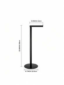 Metal Freestanding Toilet Paper Holder, Multi-Roll Paper Storage Rack, Bathroom Countertop Freestanding Paper Dispenser, Waterproof Floor-Standing Paper Dispenser, Home Bathroom Decor Hardware Accessories, Travel Essentials - Multicolor - View 14
