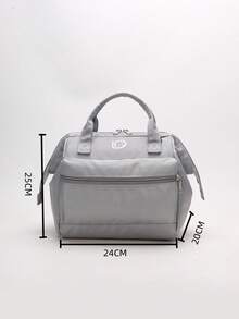 Large Capacity Aluminum Foil Insulated Cooler Bag, Fashionable Mom's Breast Milk Storage Bag, Outdoor Lunch Box Bag, Multi-Functional Bag - 16 - View 4