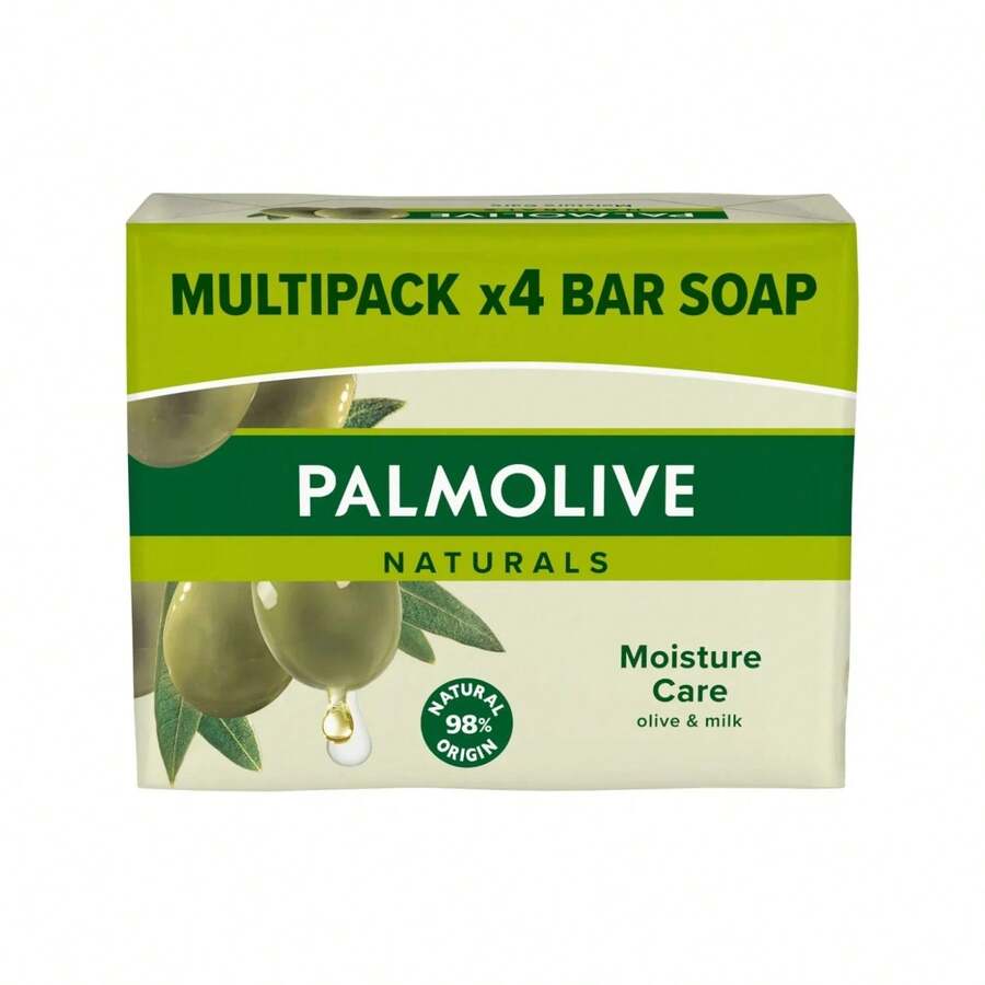Palmolive Bar Soap Moisture Care 4x90g - milk & olive - View 1