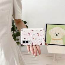 keshengtai PU Leather Dachshund Pattern Magnetic Phone Case, Supports Wireless Charging, Hard PC Backplate Protective Phone Cover, Compatible With Samsung Galaxy Z Fold 8 - A - View 7