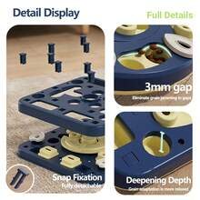 Dog & Cat Interactive Puzzle Toy Feeder, Anti-Choke Training Bowl, Slow Feeder Bowl, Pet Boredom Relief Gadget - Royal Blue - View 8