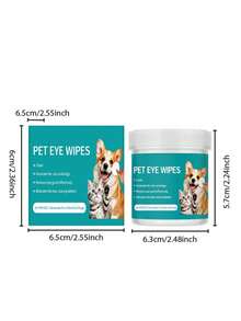 Pet Eye Cleaning Wipes For Dogs And Cats, Gentle Skin-Friendly Cleansing Eye Care Daily Maintenance, Mild For Multiple Pets, Small Animal Universal[Randomly Sent New And Old Models] - Fresh Scent - View 7