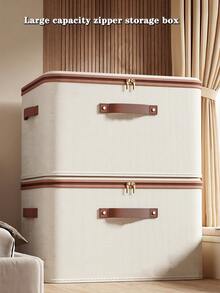 Stackable Clothes Storage Bins With Handle Foldable Storage Box For Men And Women Large Capacity Storage Bags Closet Organizers Home Room Decor Storage Organizer Car Travel Dorm Bathroom Apartment Back To School Essentials Accessories - Multicolor - View 5
