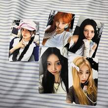 5pcs Wen Ximin Album "NOT CUTE" Photo Cards, High-Quality Double-Sided Glossy LOMO Cards, Iroha & Yua Fan Collection Edition - Multicolor - View 6