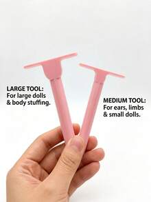 3D-Printed Doll Stuffing Tool Set - Ergonomic Handheld Filling Helper For Plush Toys, Fabric Crafts | Complete DIY Stuffing Kit For Stuffed Animal Making, Repair & Handmade Creations, A Stuffing Tool For Dolls, Specifically Designed - Multicolor - View 8