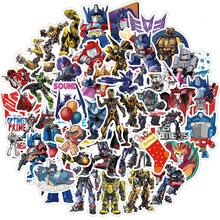 50PCS Animation Graffiti Stickers Cool Cartoon Decal DIY Luggage Phone Guitar Scraphbook Birthday Party Gifts - Multicolor - View 2