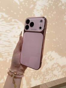 Luxury Solid Color Glossy Phone Case, Built-In Lens Protection, Minimalist Cute Elegant, Compatible With IPhone 17 Pro Max 16 15 14 13 12 11 Pro Max, Lens Protection, Compatible With IPhone 17 Pro Max 16 Pro Max 17 Pro 15 Pro Max 14 Pro Max 13 Pro Max, New Compatible With IPhone 18 Pro Max, 18 Pro Phone Protective Case - Multicolor - View 3