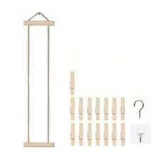 Clip-On Hanging Photo Display Rack, Wall-Mounted Photo Storage Rack, Suitable For Baby Room, Hair Accessories And Photo Hanging Storage Decoration - Multicolor - View 13