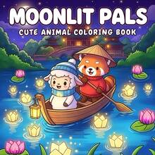 Moonlight Companion Coloring Book, 24 Pages Of Warm And Cute Atmosphere: Sweet Characters, Soothing Themes And Charming Details, Perfect For Beginners And Children, Also An Ideal Holiday Gift For Family And Friends - Moonlight Companion Coloring Book - View 7