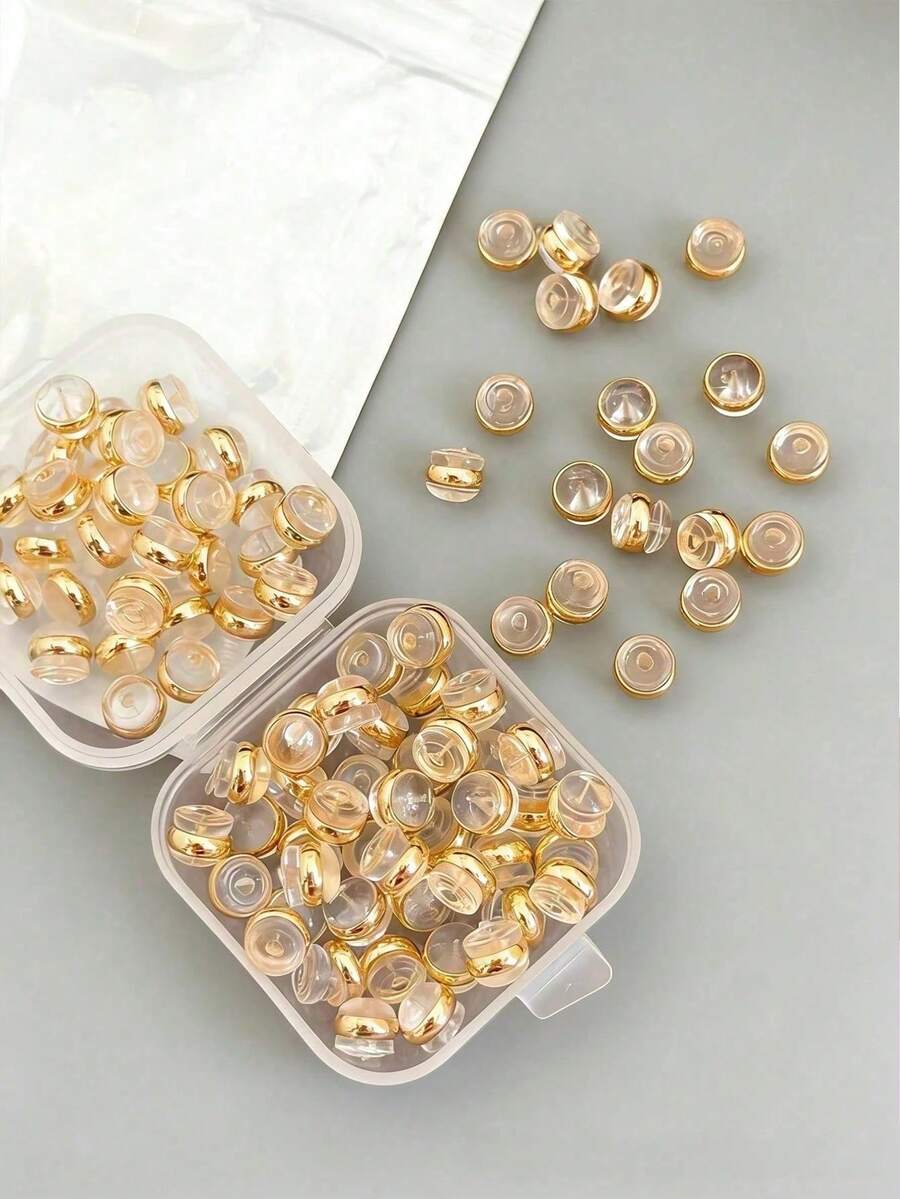 30/12pcs Silicone Anti-Loss Earring Backs,Fashion Daily Wear Secure Earring Backs Silicone Earring Backs Suitable For Heavy Earrings,Invisible Lifting