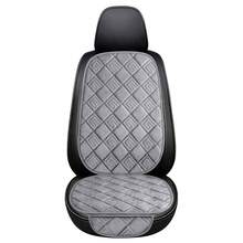 New Front Row Single Seat Car Cushion, Featuring Exquisite Ruyi Square Design, Single Seat Suitable For Front Row, Plush Material, Comfortable And Warm, Easy Installation, All-Season Use, Compatible With Multiple Car Models - Ruyi Checkered Pattern - View 7