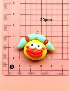 10/20/100pcs Cartoon Glossy Big Mouth Pendant Charm DIY Handmade Keychain Bag Charm Accessory - Cookie Monster - View 15