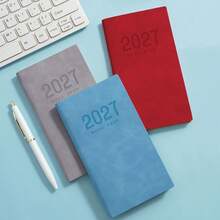 Pocket Design A6 Planner Notebook, Portable & Lightweight, Premium Thick Paper, 2027 Calendar, Smooth Writing Surface - Multicolor - View 1