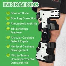 Adjustable Metal Hinged Knee Brace – Medial & Lateral Support For Arthritis & Joint Pain Relief, Bone-On-Bone Discomfort, Universal Fit Men Women - View 4