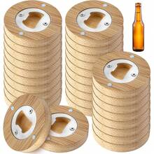 30件裝磁吸式圓形開瓶器 DIY 開瓶器 | 冰箱磁鐵 冰箱貼禮品，適合啤酒愛好者、婚禮賓客、廚房、酒吧、派對 - 查看 9