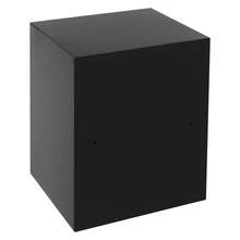 kangten 35L/7.7Gal Cash Box For Home Use, Lockable Storage Box With Keys, 13.78*12.2*17.72in, Steel - Black - View 9