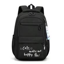 Korean Style New Backpack For Boys And Girls, Middle School Grades 3-6, Large Capacity Solid Color Travel Lightweight Casual Minimalist Student Backpack - Multicolor - View 6