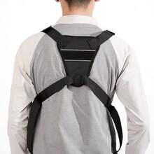 SHILAN Tactical Functional Chest Rig Bag MOLLE Webbing Vest Pack Reflective Strip Outdoor Running Cycling Multi-Purpose Body Chest Bag - Multicolor - View 7
