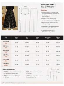 Autumn New Chinese Style Personalized Print Wide Leg Loose High Waist Slimming Elastic Pocket Long Pants Vacation - Multicolor - View 6