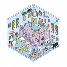 A Set Of DIY Scene‑Building Stickers, Girls Leisure Fun Diorama Stickers, Creative 3D Stress‑Relief Handmade Scene Stickers - Small Version 1.0 Loft Apartment - View 10