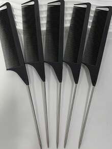 5pcs Hair Dyeing Combs With Pointed Tail - Multi-color - View 9