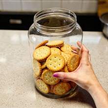 Kit 2 Potes Organizador 3,6L com Tampa de Rosca para Mantimentos Cozinha Multiuso - Visão 4