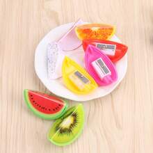 1pc Portable Mini Manual Pencil Sharpener, Cute Cartoon Animal & Fruit Shaped Pencil Sharpener, Office & School Supplies, Student Stationery Gift - Color Style Randomized - View 8