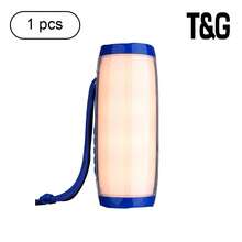 T&G157 Wireless Speaker LED Melody Color Light Outdoor Waterproof Subwoofer Portable Card Slot Audio - View 15